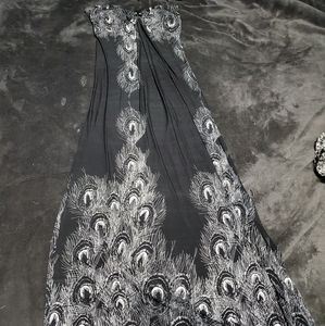 Long halter maxi dress